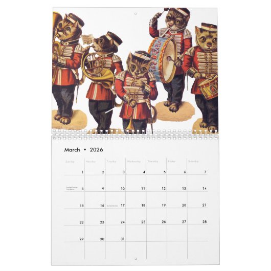 Alberne Katzen und Kätzchen - August 2017 bis Juli Kalender (Mär 2026)