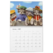 Alberne Katzen und Kätzchen - August 2017 bis Juli Kalender (Jan 2027)