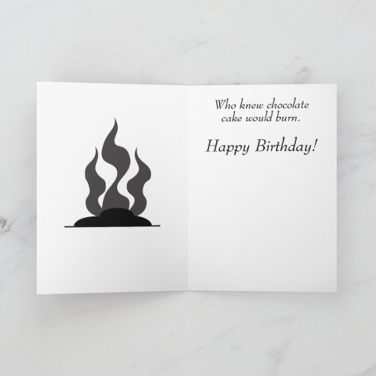 Alberne Katzengeburtstagskarte Karte (Innenseite)