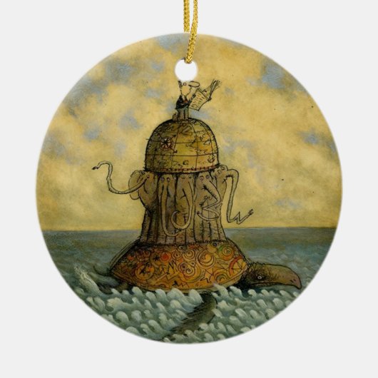 Alberne Kosmologie-Verzierung Keramikornament (Vorne)