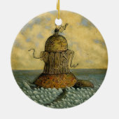 Alberne Kosmologie-Verzierung Keramikornament (Hinten)