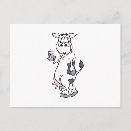 alberne Kuhmilch Postkarte (Vorderseite)