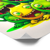 Alberne Lächelnde Kreaturen Poster (Ecke)