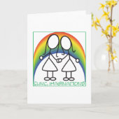 Alberne Lesben - Karte (Gelbe Blume)