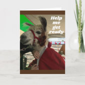 **ALBERNE LLAMA** SAY FAPPY BIRTHDAY CARD KARTE (Vorderseite)