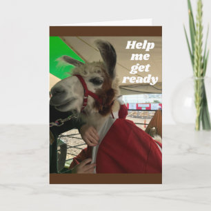 **ALBERNE LLAMA** SAY FAPPY BIRTHDAY CARD KARTE