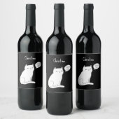 Alberne lustige Katze "Du bist alt" Geburtstag Weinetikett (Flaschen)