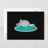 alberne Maus mit gebrochenem Bein Postkarte (Vorne/Hinten)