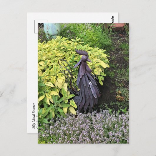 Alberne Metallumlaufvorrichtung Postkarte (Vorne/Hinten)