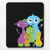 Alberne Monster Mousepad für Kinder (Vorne)