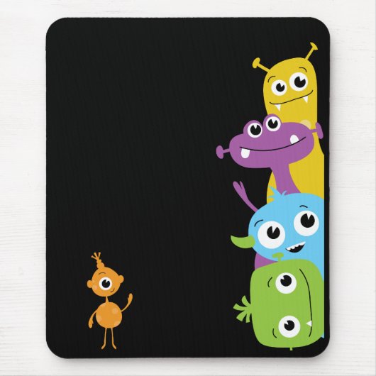 Alberne Monster Mousepad für Kinder (Vorne)