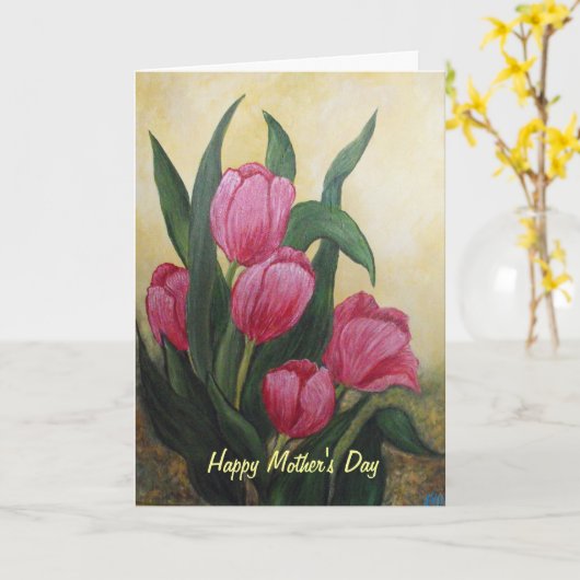 Alberne Muttertagskarte Karte (Gelbe Blume)