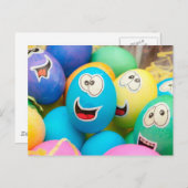 Alberne Ostereier Postkarte (Vorne/Hinten)