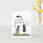 Alberne Osterkarte Karte (Gelbe Blume)