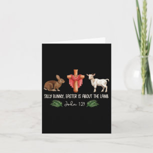 Alberne Ostern ist über das Lamm Christlichen Jes Karte