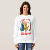 Alberne Paprikaschoten - Unisex Sweatshirt hoodie (Vorne ganz)