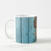 Alberne Pferde-u. Scheunen-Holz-Tasse Kaffeetasse (Links)