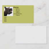 Alberne Pferdegeschäfts-Karte Visitenkarte (Vorne/Hinten)