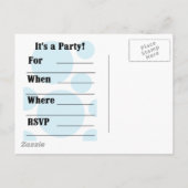 Alberne Pinguine Geburtstagskarten und Einladungen (Rückseite)