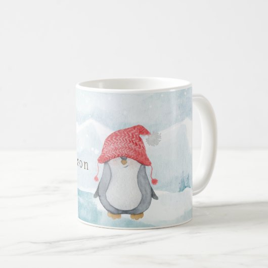 Alberne Pinguine Weihnachten Kaffeetasse (VorderseiteRechts)