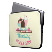 Alberne Puppe bis zur Eiscreme - Yummy-Leckereien Laptopschutzhülle (Vorderseite Links)