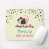 Alberne Puppe bis zur Eiscreme - Yummy-Leckereien Mousepad (Mit Mouse)