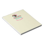 Alberne Puppe bis zur Eiscreme - Yummy-Leckereien Notizblock (angewinkelt)