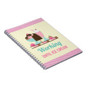 Alberne Puppe bis zur Eiscreme - Yummy-Leckereien Notizblock (Rechte Seite)