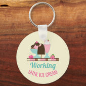 Alberne Puppe bis zur Eiscreme - Yummy-Leckereien Schlüsselanhänger (Vorderseite)