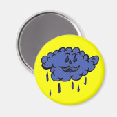 Alberne Regenwolke Magnet (Vorderseite/Rückseite)
