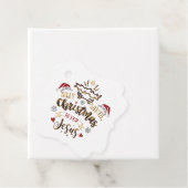 ALBERNE SANTA CHRISTMAS IST FÜR JESUS-Geschenketik Geschenkanhänger (Beispiel)