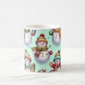 Alberne Schneemänner Kaffeetasse (Mittel)
