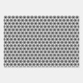 Alberne Schwarz-weiße Monster Geschenkpapier Set (Vorderseite 2)