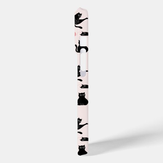 Alberne Schwarzkatzen Case-Mate iPhone Hülle (Rückseite / Links)