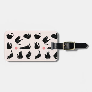 Alberne Schwarzkatzen Gepäckanhänger