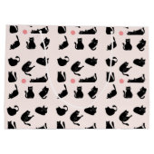 Alberne Schwarzkatzen Große Geschenktüte (Rückseite)