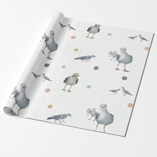 Alberne Seagulls-Geschenkpackung Geschenkpapier (Ungerollt)