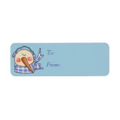 Alberne Snowman-Gift-Tags (Vorne)