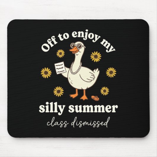 Alberne Sommergans Cl entlassen Mousepad (Vorne)