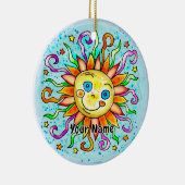 Alberne Sun Keramik Ornament (Rechts)