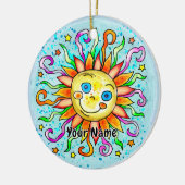 Alberne Sun Keramik Ornament (Links)