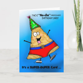 Alberne Super-Duper-Geburtskarte "Na-cho" Karte