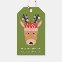 Alberne Tags für Reindeer-Weihnachtsgeschenke Geschenkanhänger