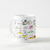 Alberne Tasse von Kiwi Birds von Nicole Janes (Vorderseite Links)