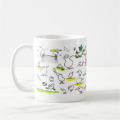 Alberne Tasse von Kiwi Birds von Nicole Janes (Links)