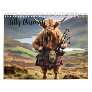 Alberne Tiere Funny Giraffe Kuh, Elefantenkalender Kalender
