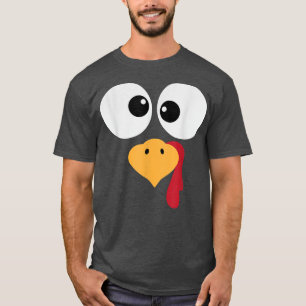 Alberne Türkei Gesicht Funny Erntedank Fall Joke H T-Shirt