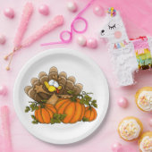 Alberne Türkei und Pumpkins Pappteller (Party)
