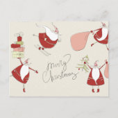 Alberne Weihnachtsfeier Postkarte (Vorderseite)