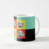 Alberne Weimaraner Pop-Kunst Kaffeetasse (VorderseiteRechts)